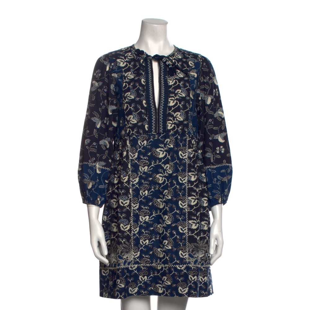 Ulla Johnson Batik Patchwork Mini Dress - image 1